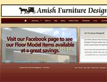 Tablet Screenshot of amishfurnituredesigned.com